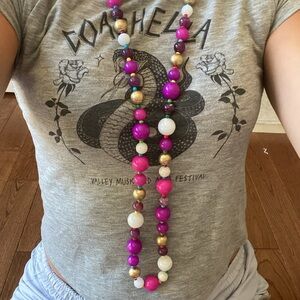 Colorful Beaded Kids Necklace Set